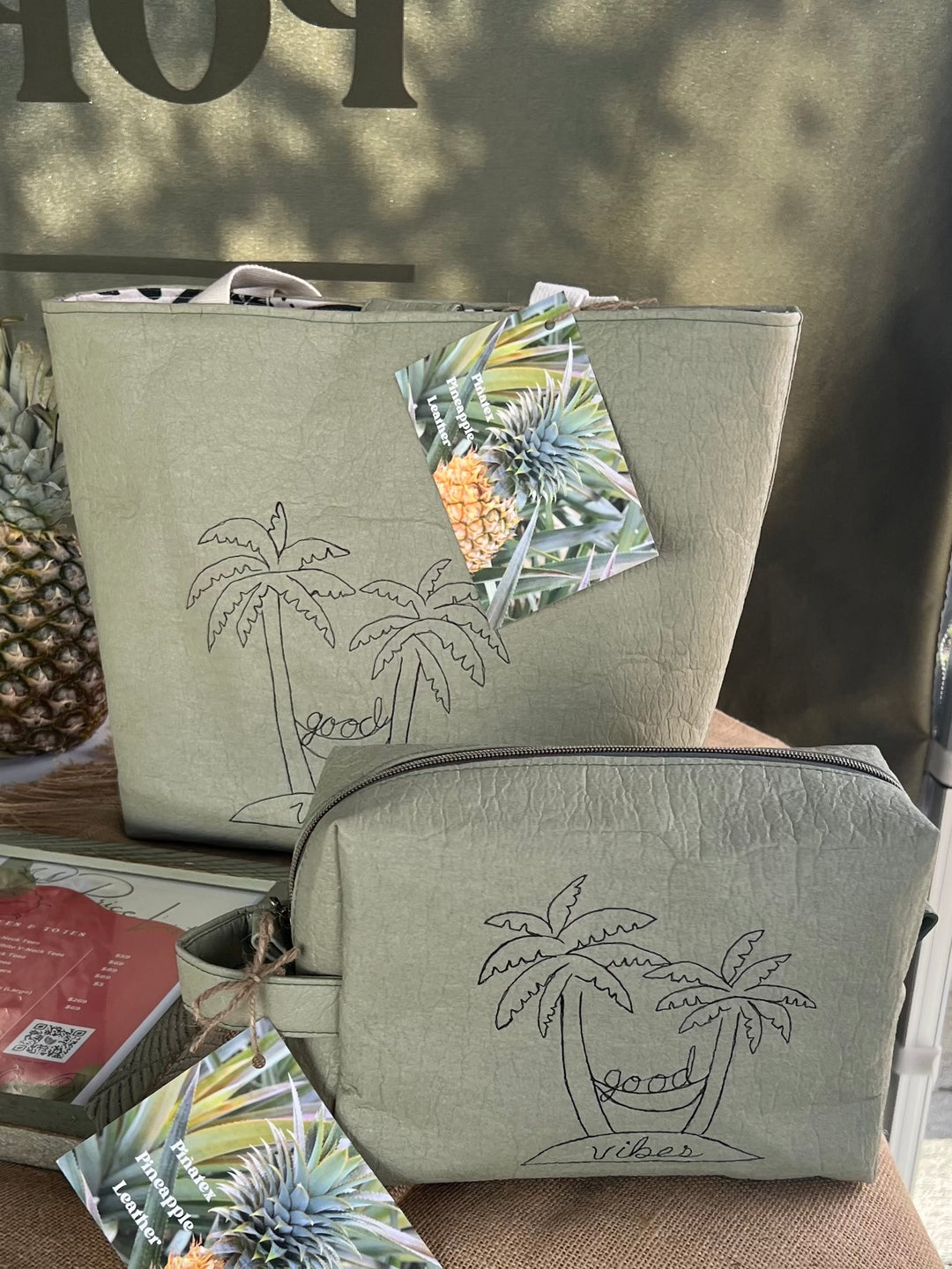 Palm Tree Toiletry Bag
