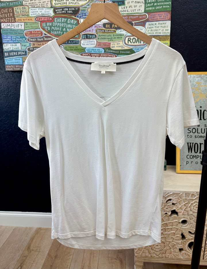 Women's Exhale Love V-Neck Tee