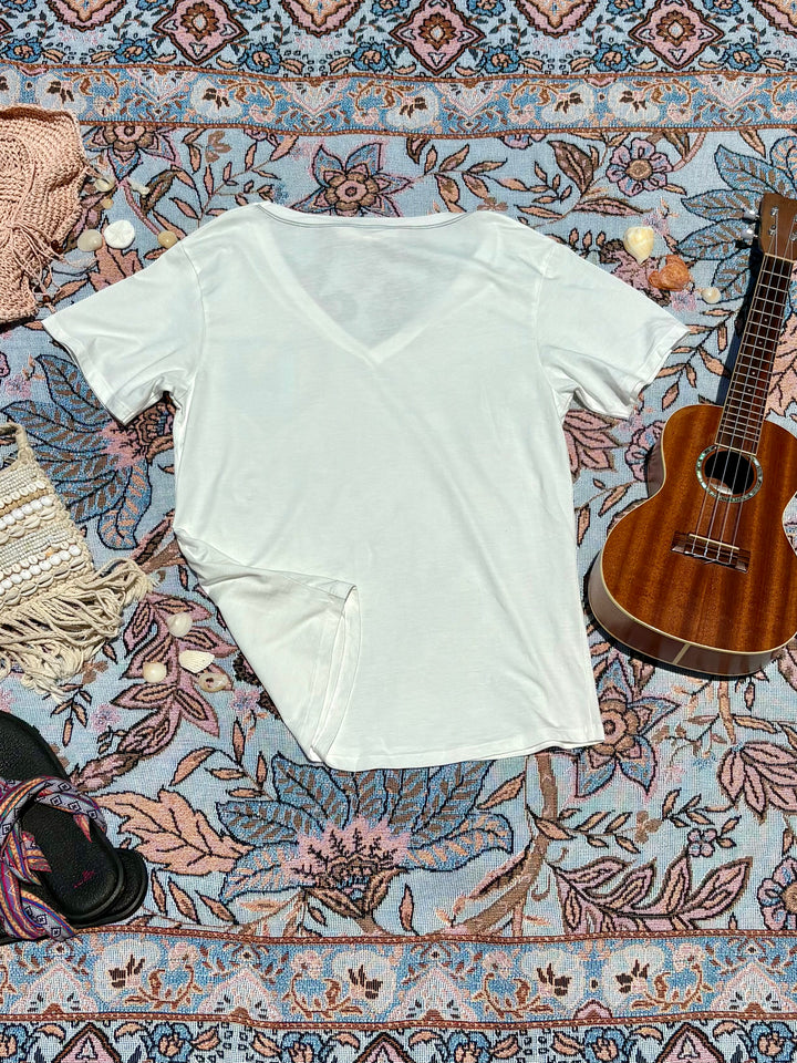 Women's Plain White Tee
