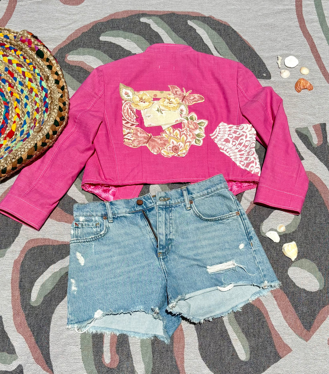 Butterfly Biker Jacket