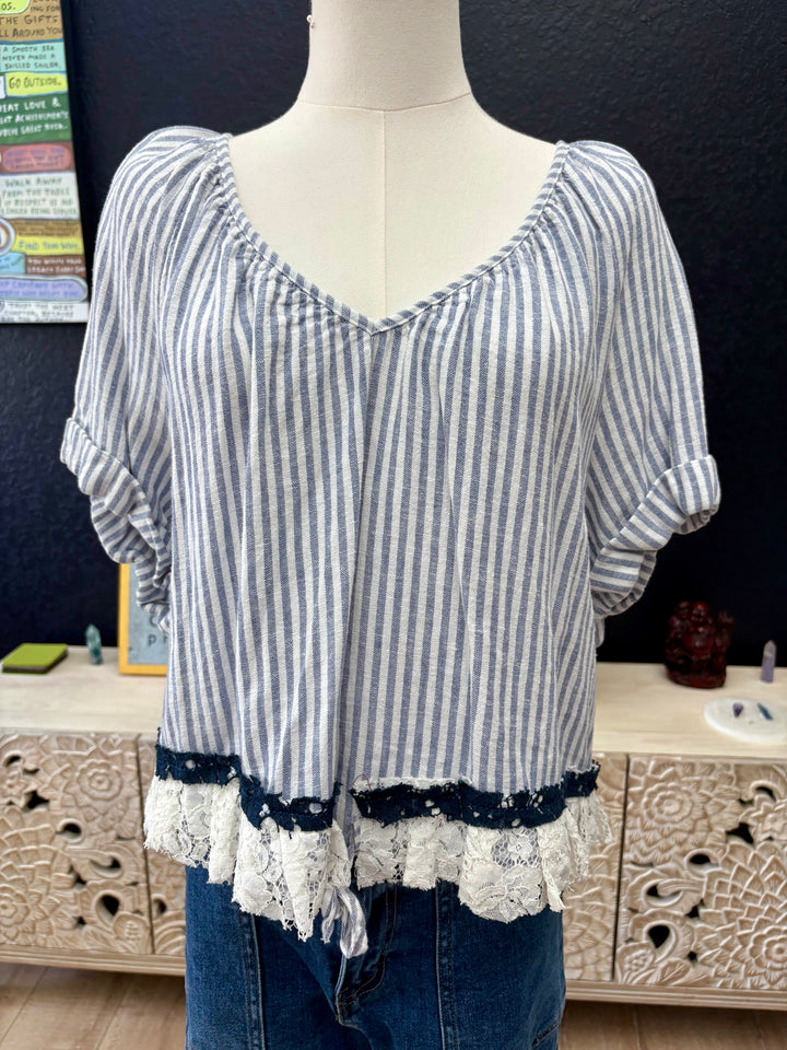 Coastal Blue Blouse