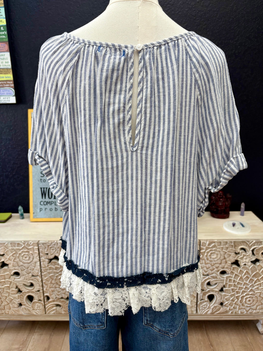 Coastal Blue Blouse