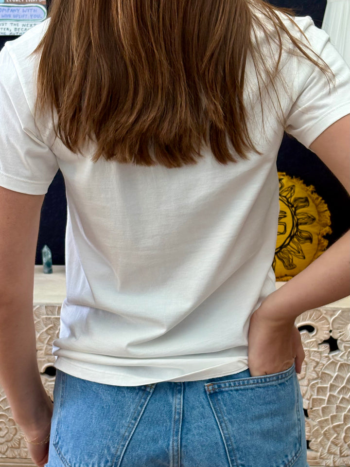 Women's Plain White Tee