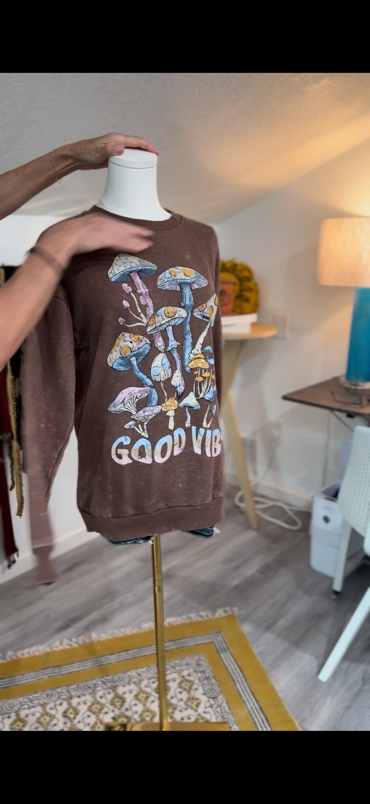 Mushroom Vibes Kimono