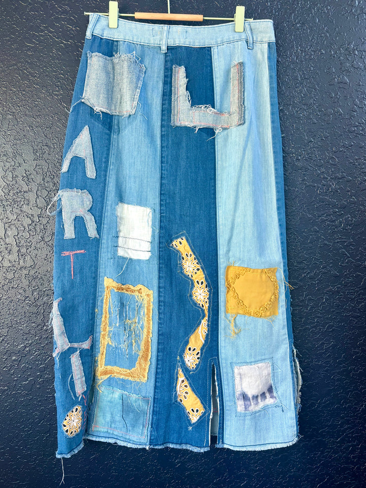 Patchwork Maxi Skirt