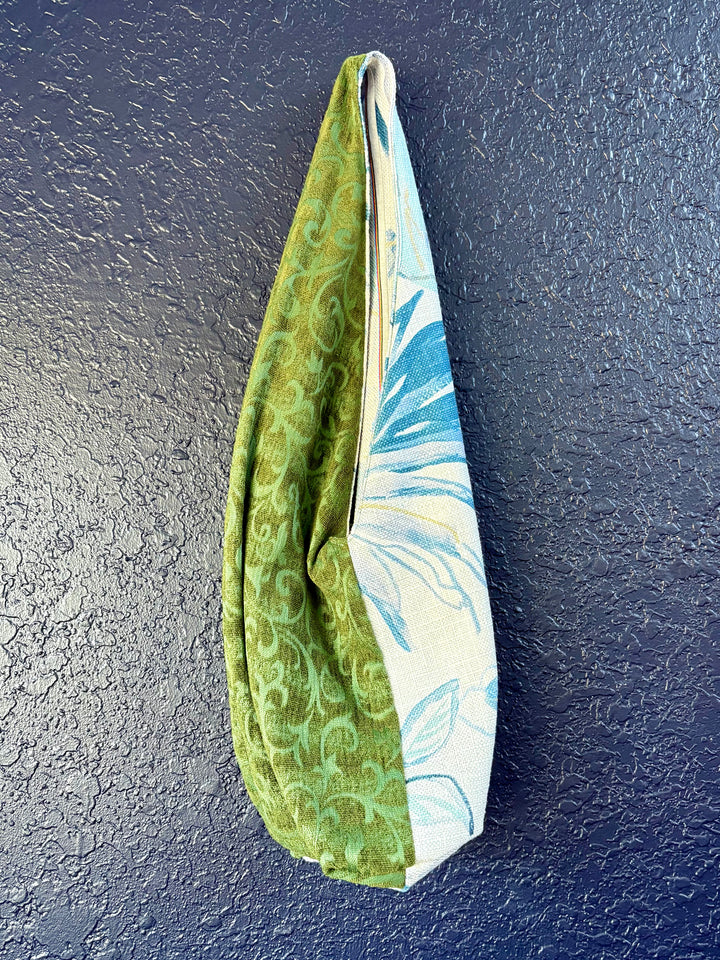 Floral Blue Sling Bag