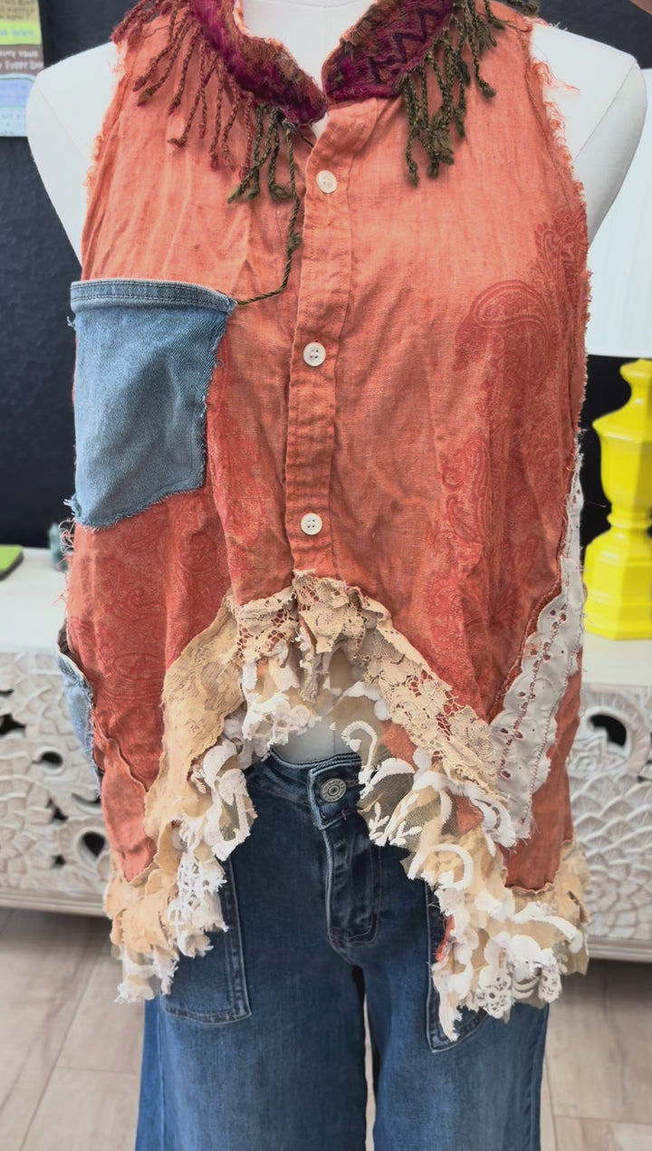 Coral Patchwork Tank