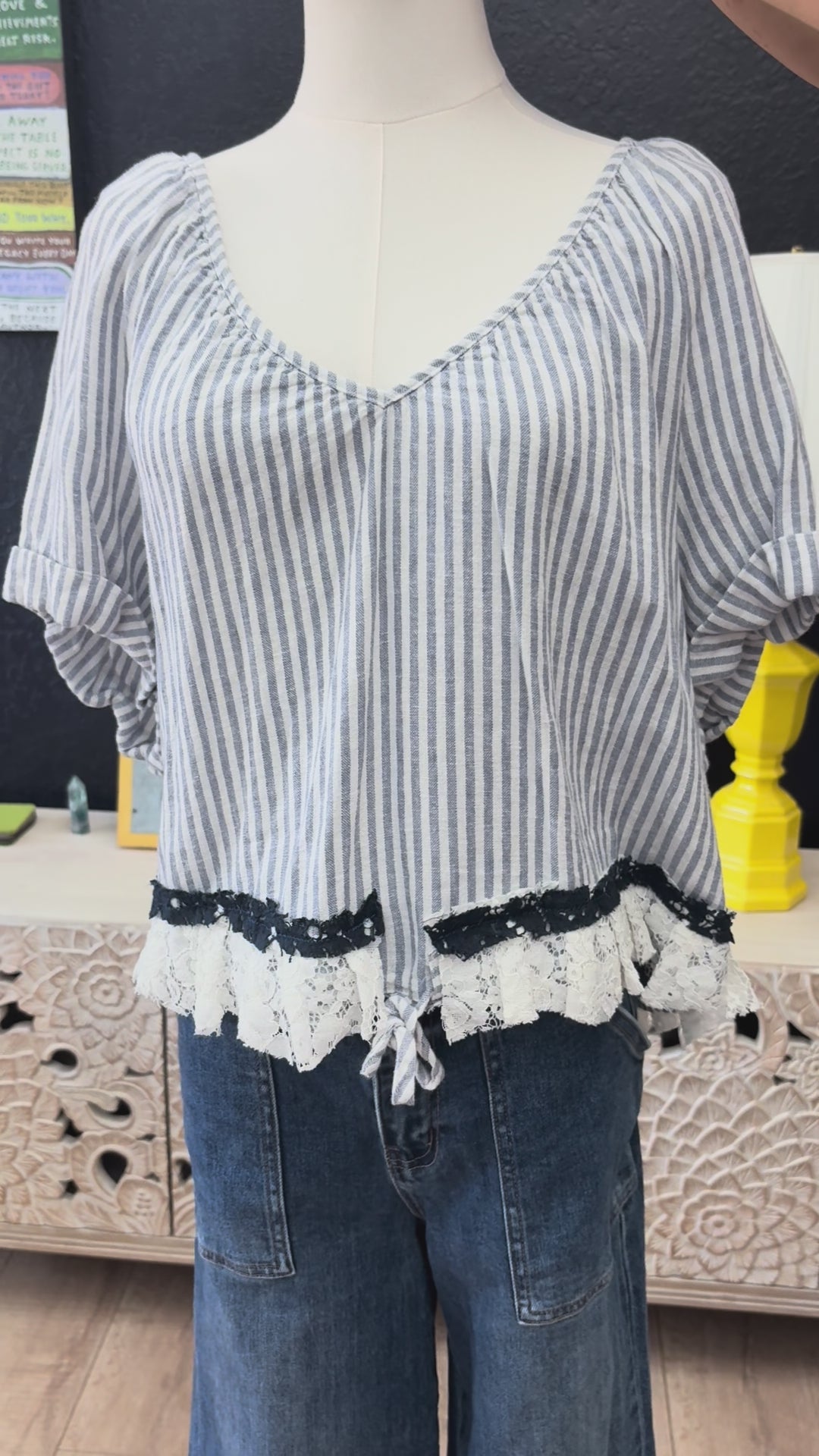 Coastal Blue Blouse
