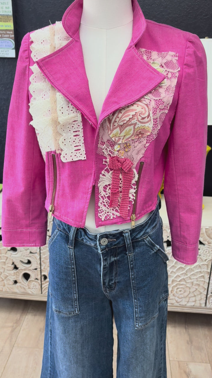 Butterfly Biker Jacket
