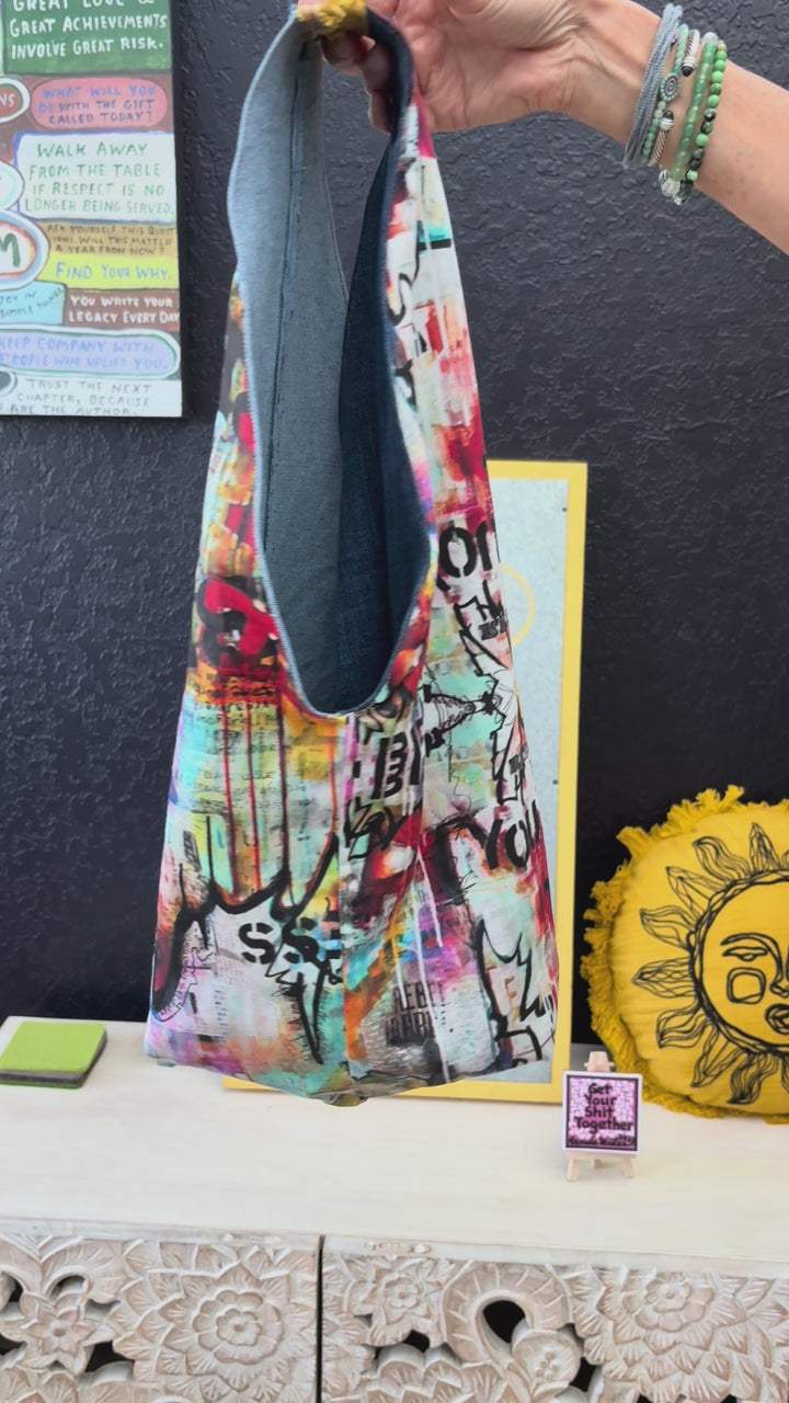 Denim Sling Bag